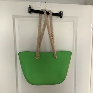 Rubber tote bag